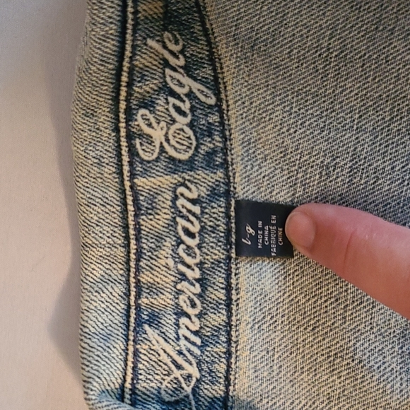 American Eagle Denim Vest Size L - Picture 5 of 8